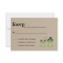 ©Toadly in Love Sapo Rustic Wedding RSVP