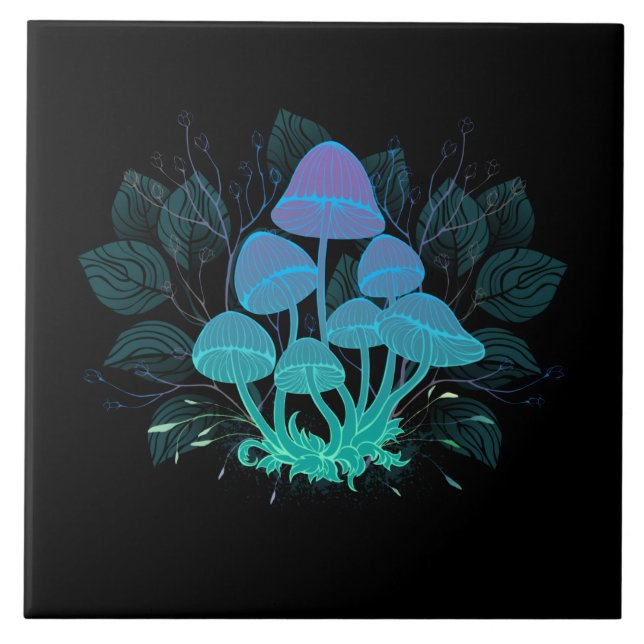 Toadstools em arbustos (Frente)