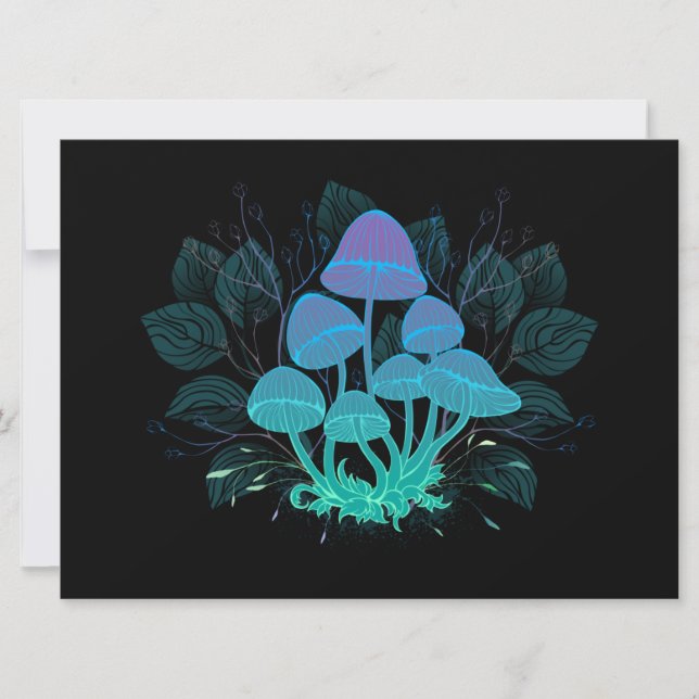 Toadstools em arbustos (Frente)