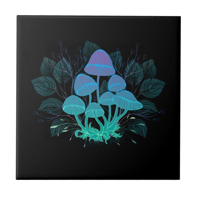 Toadstools em arbustos (Frente)