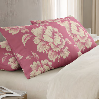Toalete de Peônia Rosa e Creme - Decoração Country