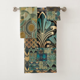 toalha armada com design de arte deco