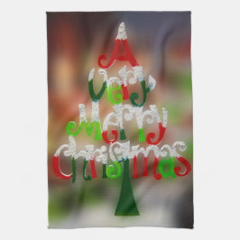 Toalha Árvore de Natal Deseja