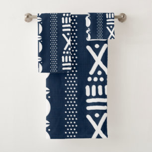 Toalha Azul Africano Lama Inspirou Conjunto de Toa