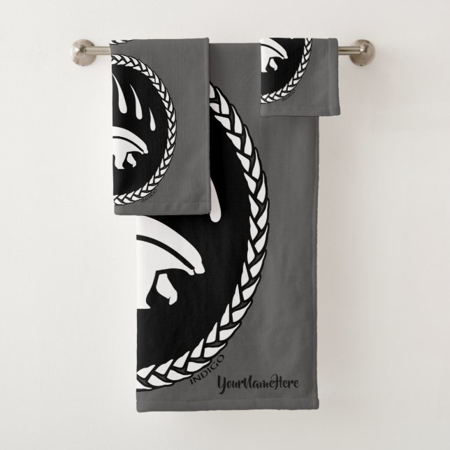 Toalha Bear Bath Conjunto Toalhas Tribais Personal (Insitu)