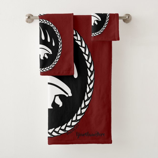 Toalha Bear Bath Conjunto Toalhas Tribais Personal (Insitu)