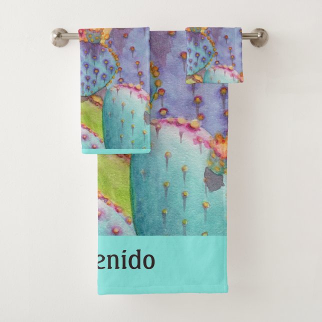 Toalha Convidada de Pear bonito Coluna Banheiro (Insitu)