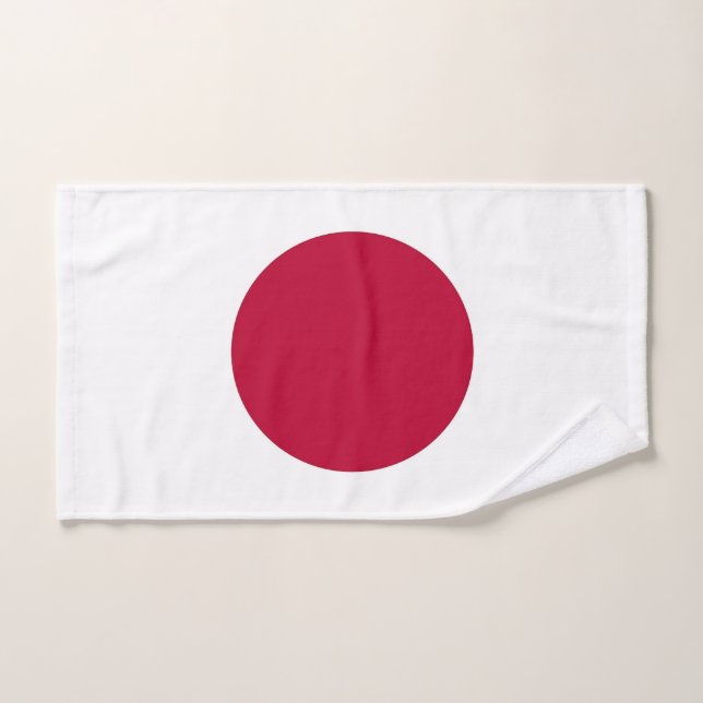Toalha da Mão com Bandeira do Japão (Toalha de mão)