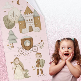 Toalha da princesa de Fada, com nome