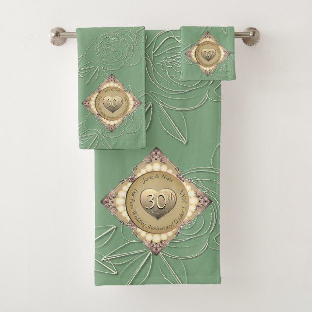 Toalha de aniversário de 30/12 (Insitu)