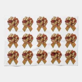 Toalha de Arcos Vermelhos e Verdes