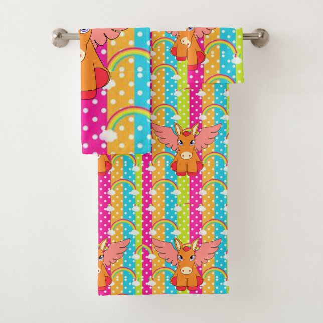 Toalha de Banheiro Define Donkey (Insitu)