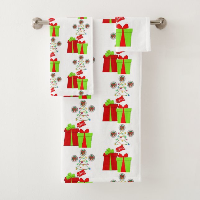Toalha de Banheiro Define Natal (Insitu)