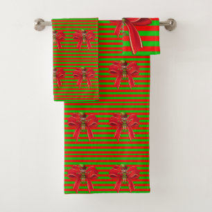 Toalha de Banheiro Define Natal
