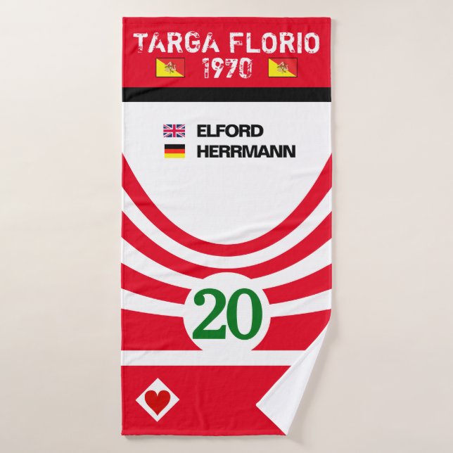 Toalha De Banho 1970 ACE OF HEARTS Bath Toel (Toalha de Banho)