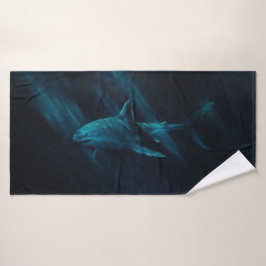 Toalha de Banho 30 X 60 Tubarão (original)