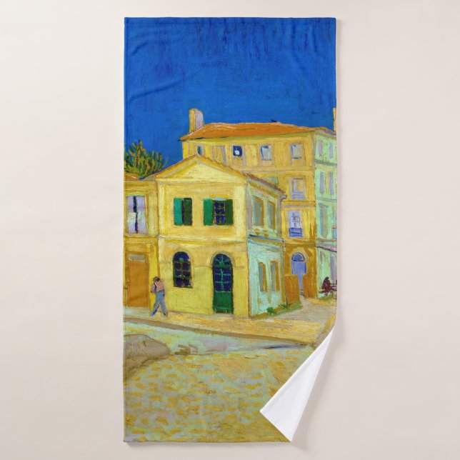 Toalha De Banho A Casa Amarela, Van Gogh (Toalha de Banho)