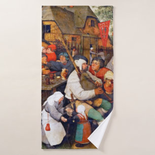 Toalha De Banho A dança camponesa, Pieter Bruegel