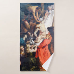 Toalha De Banho A descida da cruz, Rubens