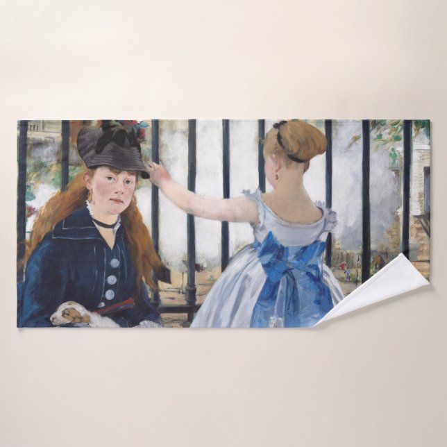Toalha De Banho A ferrovia, Edouard Manet (Toalha de Banho)