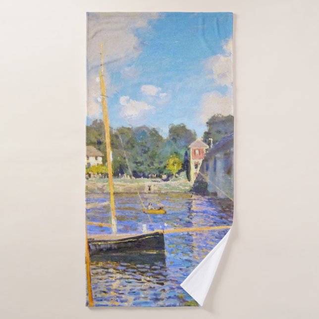 Toalha De Banho A Ponte em Argenteuil, Monet (Toalha de Banho)