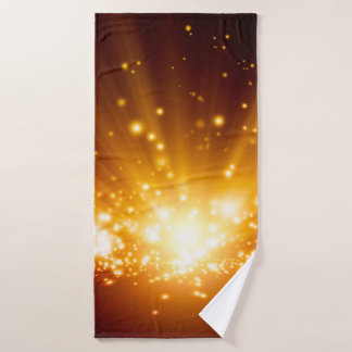 Toalha De Banho Abstract background - bright orange lightslight,ba