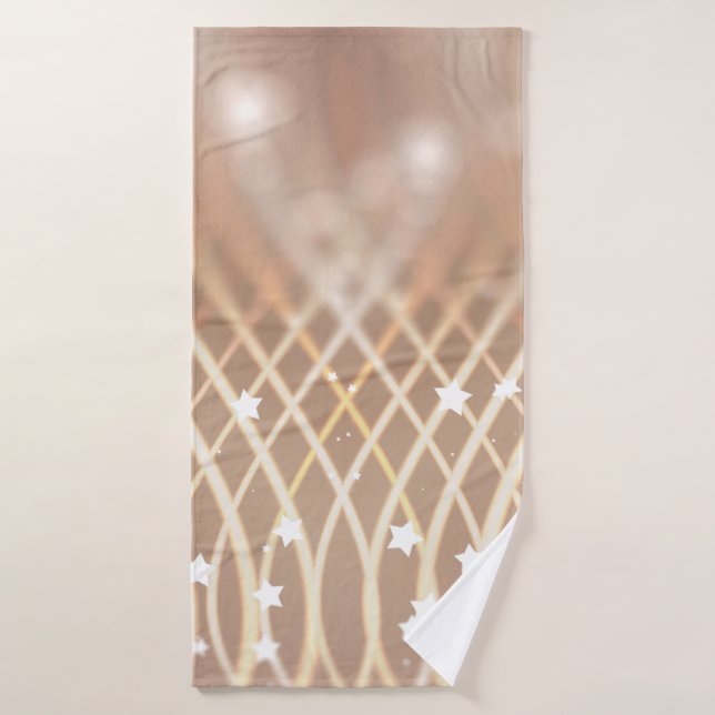 Toalha De Banho Abstract background. brown background with waves a (Toalha de Banho)