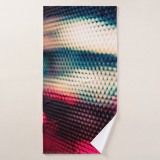 Toalha De Banho abstract background with bokeh defocused lights an