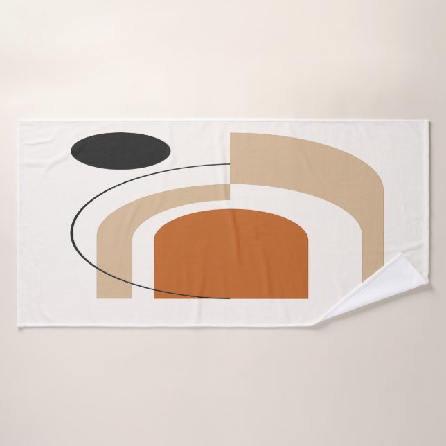 Toalha De Banho Abstrato Contemporâneo  (Toalha de Banho)