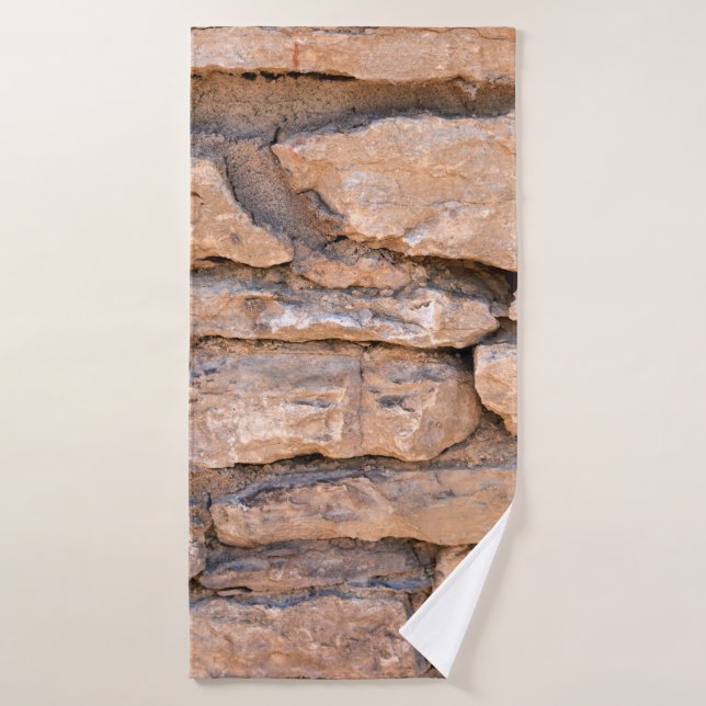 Toalha De Banho Acient brick wall. Grunge brick wall background. B (Toalha de Banho)