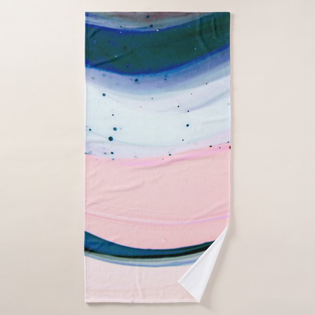 Toalha De Banho acrílico, tinta, abstrato. Feche a pintura. (Toalha de Banho)