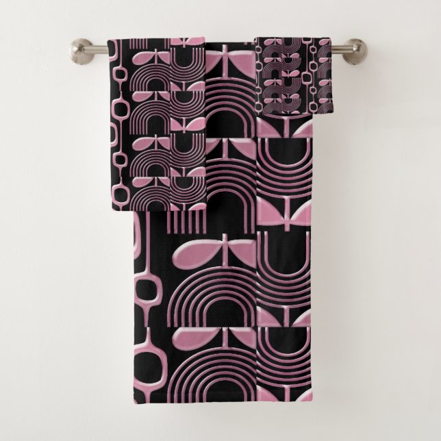 Toalha de Banho Afrocentrada Art Déco Renascença d (Insitu)