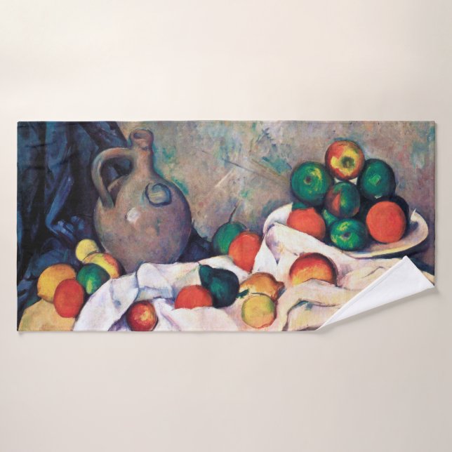 Toalha De Banho Ainda com Frutas, Paul Cezanne (Toalha de Banho)