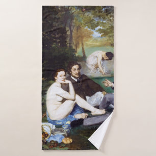 Toalha De Banho Almoço sobre a Relva, Manet