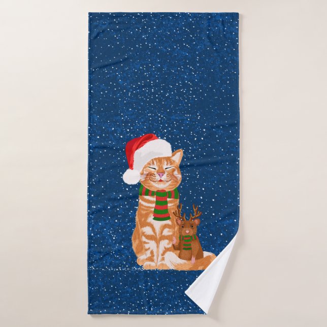 Toalha De Banho Amigos de Natal (Toalha de Banho)