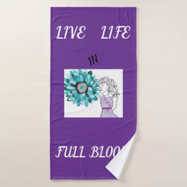 Toalha De Banho Amor às flores