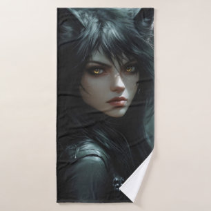 Toalha De Banho Anime Wolf Girl