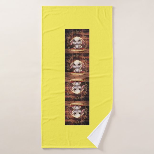 Toalha De Banho Aprendendo Páscoa de coelho (Toalha de Banho)