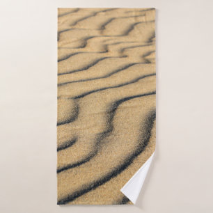 Toalha De Banho Areia de praia ondas areia dunas arenosas