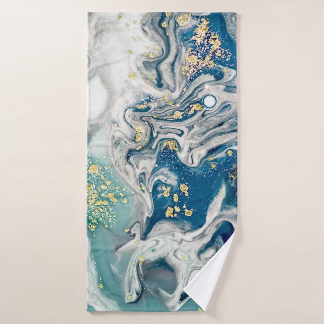 Toalha De Banho Arte, pintura - Cor da cinza natural: metálico, se (Toalha de Banho)