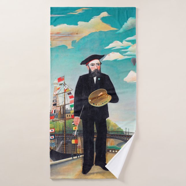 Toalha De Banho autorretrato, paisagem, Rousseau (Toalha de Banho)