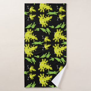 Toalha De Banho Axaotl Salamander Kids Gift