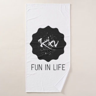 Toalha De Banho Badehandtuch Fun in Life