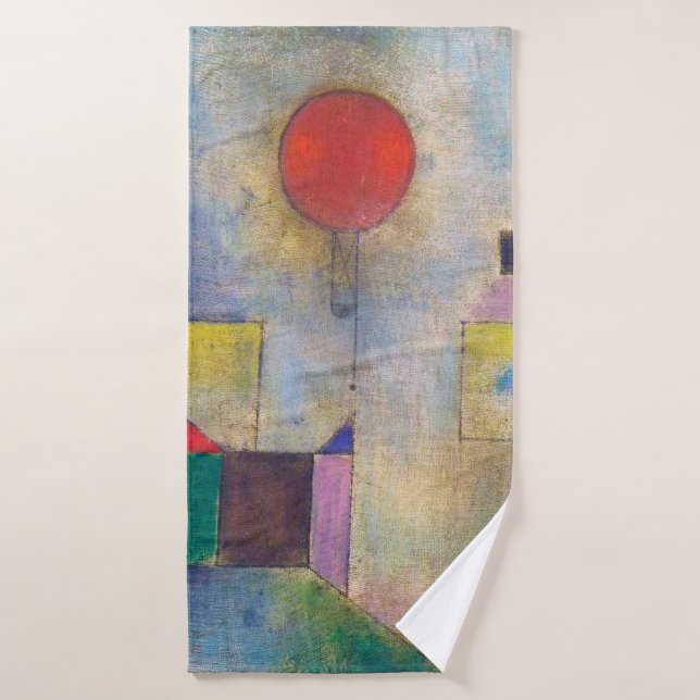 Toalha De Banho Balão Vermelho, Klee (Toalha de Banho)