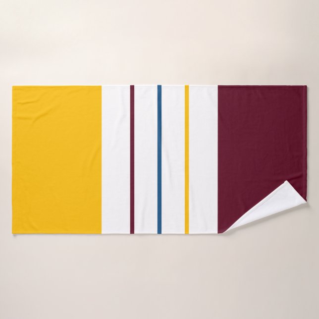 Toalha De Banho Bandas de amora de amora autóctone (Toalha de Banho)