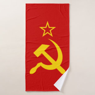 Toalha De Banho Bandeira da URSS - Bandeira da União Soviética