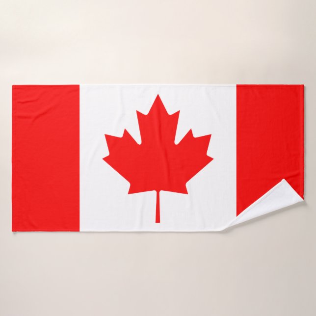 Toalha De Banho Bandeira de Canadá (Toalha de Banho)