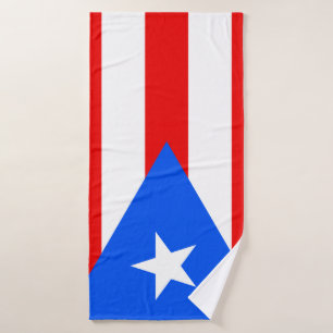 Toalha De Banho Bandeira de Porto Rico