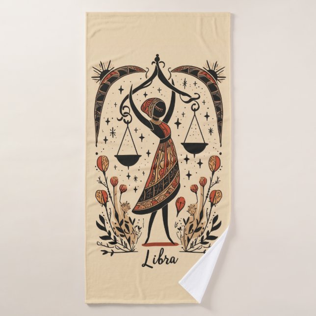 Toalha De Banho Bath Towel Libra Celestial (Toalha de Banho)
