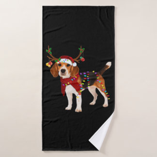 Toalha De Banho beagle dog christmas Classic T-Shirt